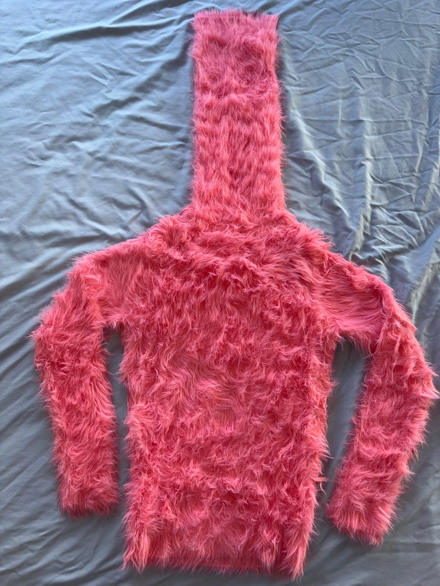 Pink Foxy Fur 50cm/20 inch Turtleneck Sweater